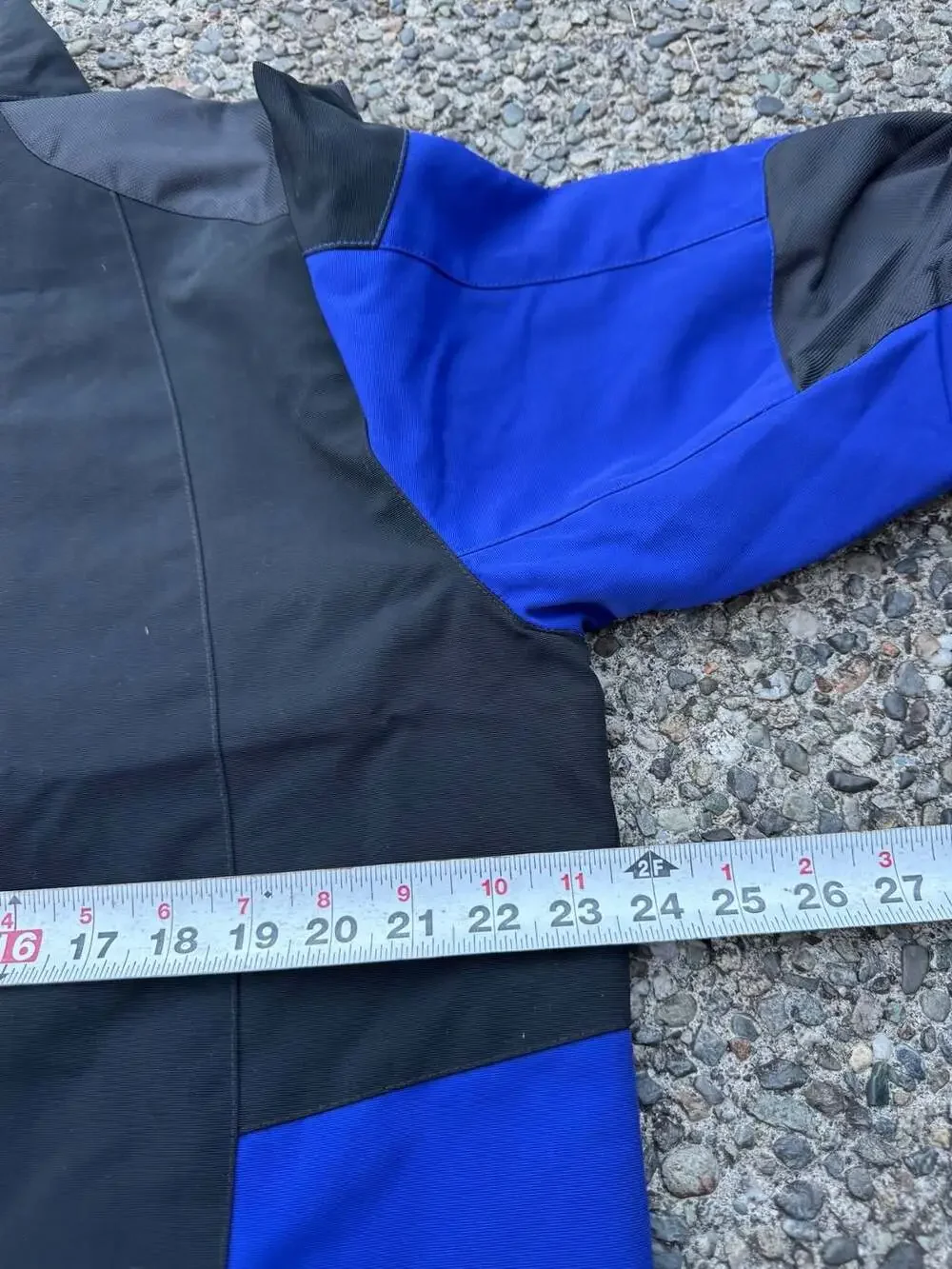 RLX Ralph Lauren Blue Black Full Zip Softshell Primaloft Jacket Size L